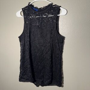 Apt. 9 black lacy tank top